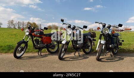 MZ TS 150 Stockfoto