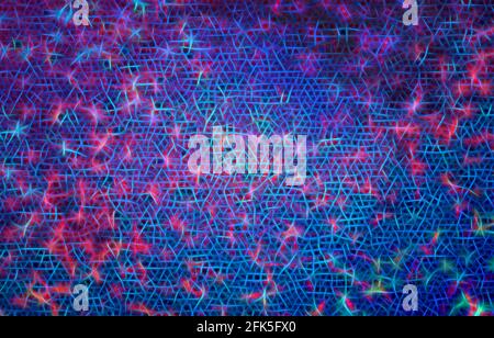 3D-Bild. Farbiger Hintergrund. Abstraktion. 3D-Rendering. Stockfoto