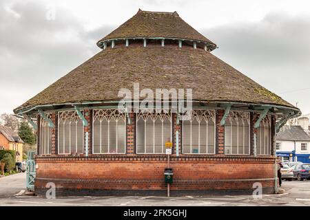 The Round Market in Tenbury Wells, Worcestershire, Großbritannien Stockfoto