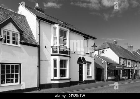 Wohnungen in South Street, Titchfield ein historisches Dorf in Hampshire in der Nähe von Fareham, Hampshire, England, Großbritannien Stockfoto