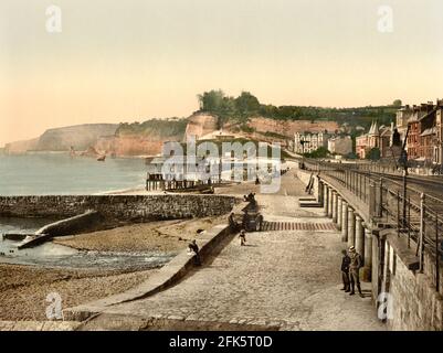 Dawlish in Devon um 1890-1900 Stockfoto