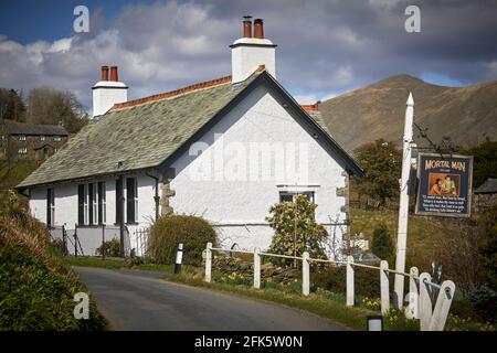 Ferienhaus in Troutbeck Windermere in Cumbria Lake District Nationalpark Stockfoto