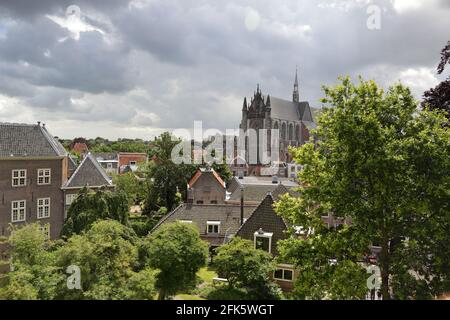 Schöner Tag in Leiden Stockfoto