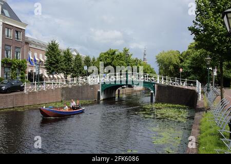 Die schöne und historische Stadt, Leiden, Nederlands Stockfoto