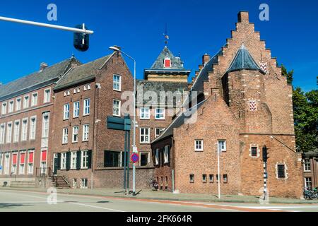 Traditionelle alte Häuser in Den Bosch, Niederlande Stockfoto