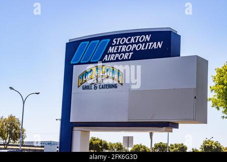 Der Stockton Metropolitan Airport in Stockton California USA Central Valley Stockfoto