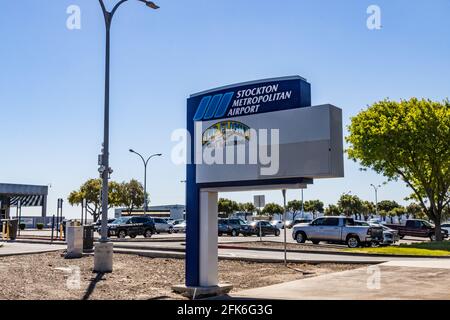 Der Stockton Metropolitan Airport in Stockton California USA Central Valley Stockfoto