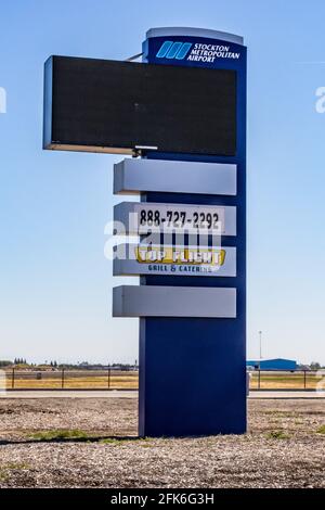 Der Stockton Metropolitan Airport in Stockton California USA Central Valley Stockfoto