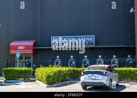 Die Stockton Arena im Stockton California USA Central Valley Stockfoto