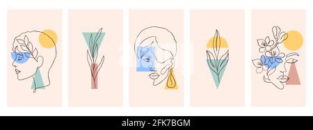 Moderne abstrakte Collage Stock Vektor