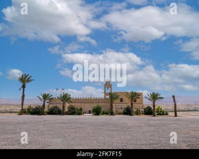 Franziskanerorden Kloster St. Johannes der Täufer am Jordan. Stockfoto