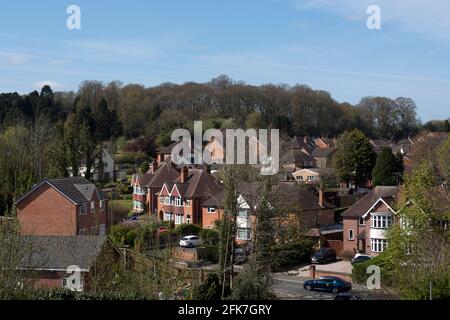 Town Center Housing, Redditch, Worcestershire, England, Großbritannien Stockfoto