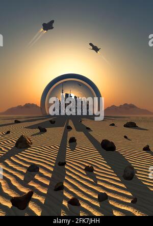 Marian City Stockfoto