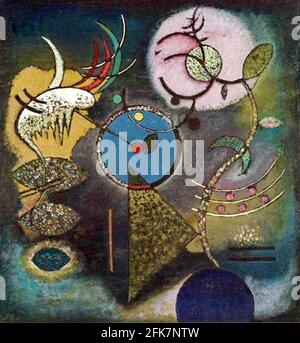 Kandinsky Kunstwerk mit dem Titel Silent. Hush ... Stockfoto