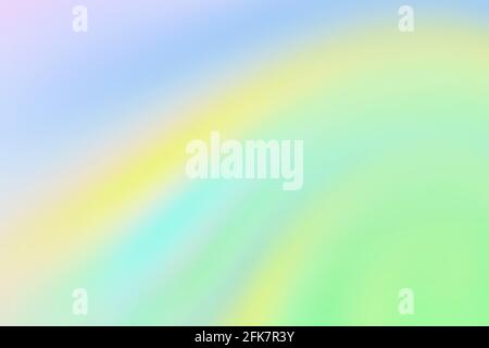 Abstrakt verschwommener Hintergrund in hellen Regenbogenfarben. Farbenfrohes, schlankes Muster. Stockfoto