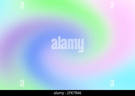Abstrakt verschwommener Hintergrund in hellen Regenbogenfarben. Farbenfrohes, schlankes Muster. Stockfoto
