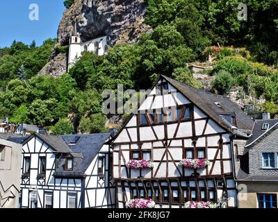 Felsenkirche in Idar-Oberstein, Deutschland. Stockfoto