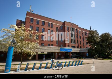 Gebäude des Mount Saint Joseph Hospital in Vancouver, British Columbia, Kanada Stockfoto