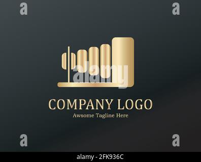 Vektorvorlage für das Logo der Kamerafotografie. Logo-Design mit Symbol für die Kamera. Logo Vorlage Fotografie Studio, Fotograf, Foto. Unternehmen, Marke, b Stock Vektor