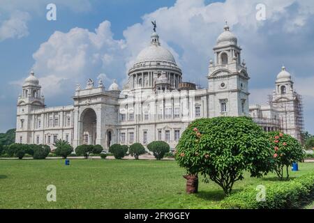 Victoria Memorial in Kalkutta, Indien Stockfoto