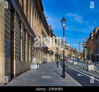 Blick am Tag auf die Gray Street, Newcastle upon Tyne, Nordostengland, England, Großbritannien Stockfoto