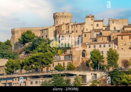 Fortezza di Acquaviva Picena in Marken, Italien Stockfoto