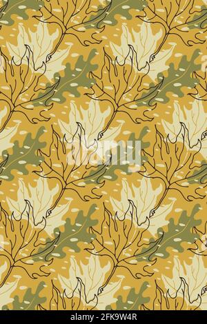 Vektor handgezeichnete abstrakte Wandkunst, minimalistischer Boho Tinte Malstil, botanische Bilder von Blume, Blätter, transparenter Punkt in blau, rosa Farbe Stock Vektor