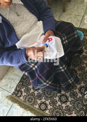 Otavalo Markt, in Otavalo, Ecuador Stockfoto