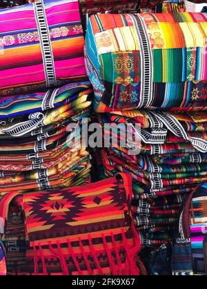 Otavalo Markt, in Otavalo, Ecuador Stockfoto