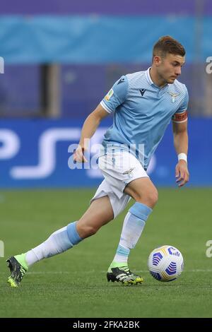 Parma, Italien, 28. April 2021. Nicolo Armini von der SS Lazio während des Primavera Coppa Italia-Spiels im Stadio Ennio Tardini in Parma. Bildnachweis sollte lauten: Jonathan Moscrop / Sportimage Stockfoto