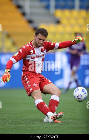 Parma, Italien, 28. April 2021. Tommaso Luci von ACF Fiorentina während des Primavera Coppa Italia-Spiels im Stadio Ennio Tardini, Parma. Bildnachweis sollte lauten: Jonathan Moscrop / Sportimage Stockfoto