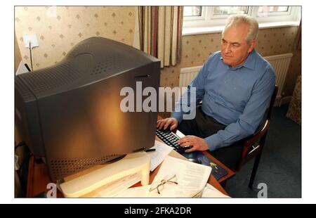 Dr. Brian Jones ....Defence Inelegence annalist.pic David Sandison 3/2/2004 Stockfoto