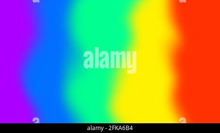 Rainbow Farbe verschwommener Verlauf mit Licht uns Hintergrund mit Kopieplatz für Grafik-Design, Poster und Banner. Gay Pride LGBT-Konzept Stockfoto