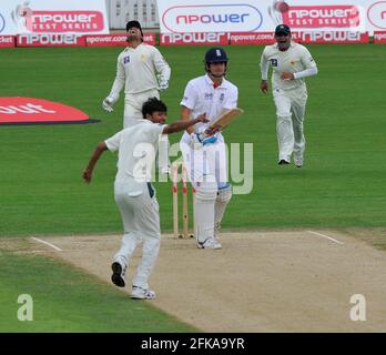 3RD TEST ENGLAND V PAKASTAN AM OVAL 1ST TAG. ZUM ASIF-CT-HALTER AUFKOCHEN. BILD DAVID ASHDOWN Stockfoto