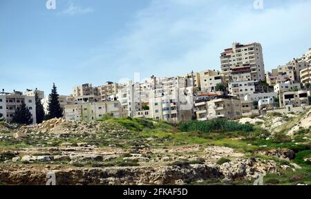 Palästinensische Viertel in Ostjerusalem. Stockfoto