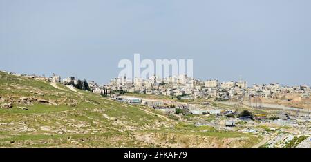 Palästinensische Viertel in Ostjerusalem. Stockfoto