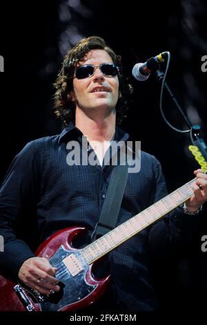 Kelly Jones - Stereophonics, V2002, Hylands Park, Chelmsford, Essex, Großbritannien - 18. August 2002 Stockfoto