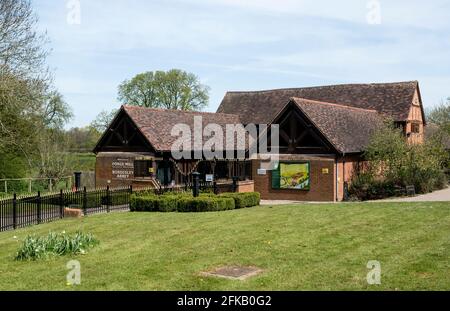 Forge Mill Visitor Center, Redditch, Worcestershire, England, Großbritannien Stockfoto