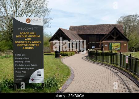 Forge Mill Visitor Center, Redditch, Worcestershire, England, Großbritannien Stockfoto