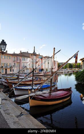 Der Vogelspiegel in Martigues heißt das Venedig der Provence Stockfoto