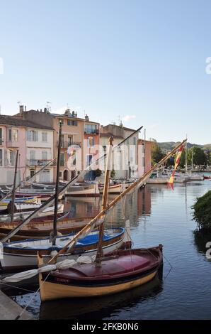 Der Vogelspiegel in Martigues heißt das Venedig der Provence Stockfoto