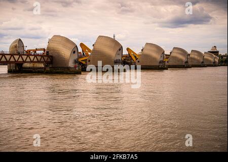 Ein Spaziergang durch Royal Albert Dock, East London, England Stockfoto