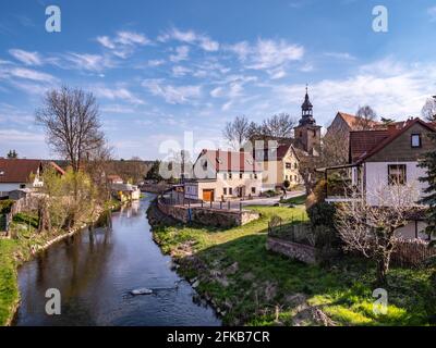 Bad Berka in Thüringen, Ostdeutschland Stockfoto