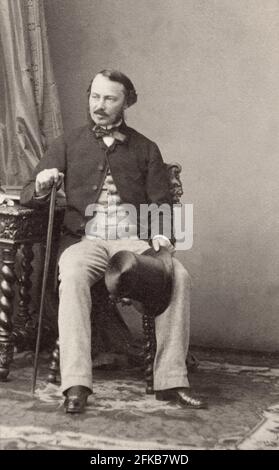 Jean Gilbert Victor Fialin, duc de Persigny (1808-1872) Innenminister Kabinettkarte Foto Paris, Fondation Napoléon Stockfoto