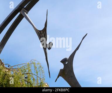 Empowerment Skulptur Lincoln City Lincolnshire Stockfoto