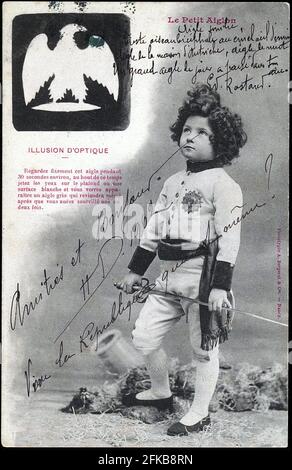 Porträt Napoleons II., Sohn Napoleons I. Paris, Fondation Napoléon Stockfoto