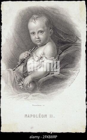 Porträt Napoleons II., Sohn Napoleons I. Paris, Fondation Napoléon Stockfoto