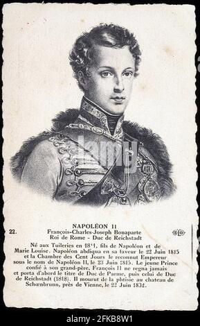 Porträt Napoleons II., Sohn Napoleons I. Paris, Fondation Napoléon Stockfoto