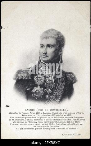 Porträt des Marschalls Lannes. Paris, Fondation Napoléon Stockfoto