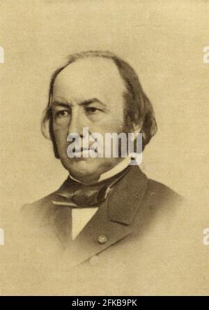 Bernard Claude (1813-1878), französischer Arzt und Physiologe. Seine Forschung führte zur Entdeckung der glykogenen Funktion der Leber. Foto aus dem Jahr 1876. Paris, Fondation Napoléon Stockfoto